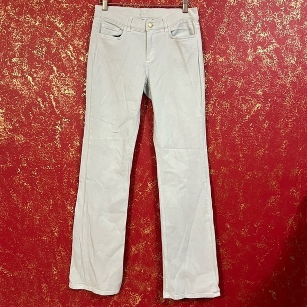 LORO PIANA Women's Mathias Trouser Light Mint High Rise Jeans Denim 42 6